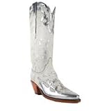 Lucchese Ladies 14 'Fashion' Western Boots - Silver Metallic by Lucchese