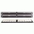 19 inch 48 Port Cat5e Patch Panel 350MHz 110 Type 568a/b 2U