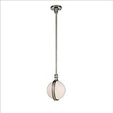 208-AN - Hudson Valley Frazier 1-Light Pendant in Antique Nickel