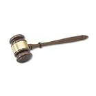 MCGILL METAL PRODUCTS CO. Walnut gavel with engravable brass band MCG10522 Sold as 1 Each... by McGill