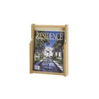 Safco Products Company/Expose Wood Display 1 Magazine, Mahogany/Black-MB, Mahogany/Sand-MS, Oak/Black-OB, Oak/Sand-OS /10-3/8 x 2-1/2 x 13-1/2/ SAF5711