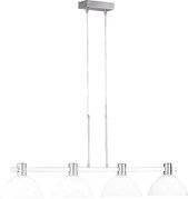Honsel Leuchten 62714 Balken mattnickel Glas wei&szlig;