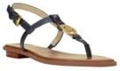 MICHAEL MICHAEL KORS Women's Sondra Sandal (Navy Saffiano 8.5 M)