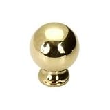 Knob - Ball Knob in Polished Brass