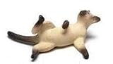 Dollhouse Miniature Reclining Siamese Cat