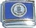 Jewelry : Clearly Charming Virginia State Flag Italian Charm Bracelet Link