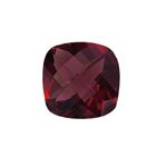 1.10 Cts of 6x6 mm Cushion Checker Board Loose Garnet (1 pcs ) Gemstone