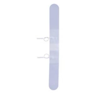 Special Lower Back Pain Strip Electrode 1.5 x 14 Inches - White Foam Topping - Pack of 4 by LGMedSupply
