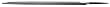Nicholson 21873 6-Inch X Slim Taper File without handle