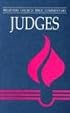 Judges (Believers Church Bible Commentary)