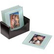 Cherished Accents Glass Photo Coasters,  Storage 