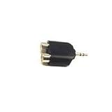 Hosa GRM-193 Two RCA Females to Stereo 3.5mm Male Y Adapter
