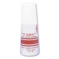 It Stays Body Adhesive Roll-On, #112014 - 2 Oz