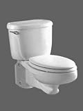 AMERICAN STANDARD 3402.016.020 GLENWALL PRESSURE-ASSISTED WALL-MOUNTED ELONGATED TOILET BOWL, WHITE