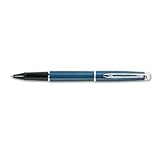 WAT26067 Hemisphere Roller Ball Pen, Fine Point, Metallic Blue, Black Ink