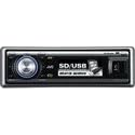 JVC KD-SH1000 Single DIN In-Dash CD Receiver With Front USB Port and Motorized Faceplate (Silver)