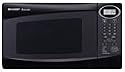Sharp R-230KK 800-Watt 4/5-Cubic-Foot Compact Microwave, Black