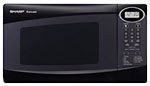 Sharp R-230KK 800-Watt 4/5-Cubic-Foot Compact Microwave, Black