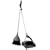 Oxo Good Grips Upright Broom and Dustpan Set, Silver
