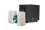Cambridge SoundWorks Ensemble 208N Subwoofer/Satellite Speaker Package, White