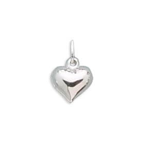 12MM Puffed Heart Charm (Free Shipping)