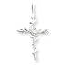 Sterling Silver Cross Pendant with 20 Inch Sterling Silver Chain