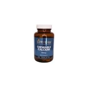 Lifeplan Chewable Calcium 600mg 60 Tablets