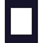 MCS INDUSTRIES 06306 5x7 SINGLE MAT FOR 4x6 PICTURE - COLOR: NAVY