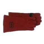 Finer Touch, Grain Washable Pigskin Leather Welder Gloves, 5" Long Cuff
