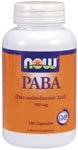 PABA by NOW Foods - Vitamins (500mg - 100 Capsules)