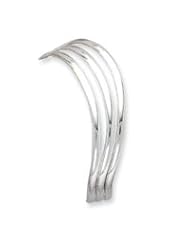 Sterling Silver Cuff Bangle Bracelet QB373"
