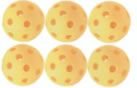 Yellow Plastic Softballs (Set of 12)