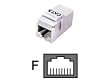 Belkin R6D011 CAT 5 RJ45 Female to RJ45 Female Inline Coupler