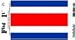 Vinyl Decal- Costa Rica Flag Sticker