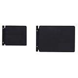 Wilson Jones 241-40N Raven Vinyl-Guarded Post Binder For 9-1/4X11-7/8 Sheets, 7-1/8 C To C, Black