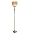 Dale Tiffany PR60325 Beaded 1 Light Torchiere Lamp in Antique Brass