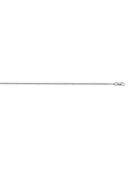 CleverEves 14K White Gold 2.80mm Round Box Chain