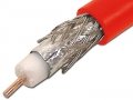 RG6 1000ft Copper Clad Steel Coaxial Satellite Cable Colored Red
