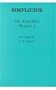 Simplicius: On Aristotle's "Physics 3" (Ancient Commentators on Aristotle)