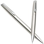Waterman Hemisphere Ballpoint Pen & Pencil Set Stainless Steel CT