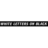 Black/wwhite letters Sunscreen