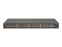 Nortel Ethernet Routing Switch 4550T-PWR - Switch - 48 ports - EN, Fast EN - 10Base-T, 100Base-TX + 2x10/100/1000Base-T/SFP (mini-GBIC)(uplink) - 1U - PoE - stackable