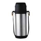 Thermos Nissan 34 Ounce Stainless Steel Bottle w/ Folding Handle, Espresso