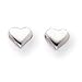 Sardelli - 14kt White Gold Small Puffed Heart Earrings