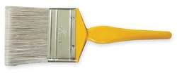 Industrial Grade 1TTX6 Flat Sash Varnish Brush, Gray, 3 In