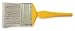 Industrial Grade 1TTX6 Flat Sash Varnish Brush, Gray, 3 In