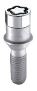 McGard 27192 Chrome Tuner Bolt Style Cone Seat Wheel Locks (M12 x 1.5 Thread Size) - Set of 4