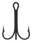 Mustad 3551 Treble Hook Size 18 (25 pk.)