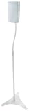 Vantage Point Adjustable Speaker Stands with Curved Design - White
