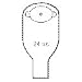 Search : Nu-Hope Laboratories 797254DC Deep Convex Oval C Drainable Pouch Cut To Fit 1.19 x 2.25 Inch - Box of 10